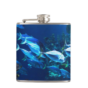 Underwater 8 Wrapped Flask