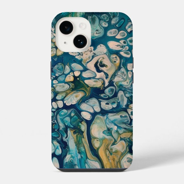 Underwater Abstract Fantasy iPhone Case (Back)