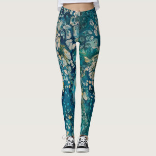 Underwater Abstract Fantasy Leggings