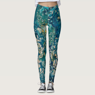 Underwater Abstract Fantasy Leggings