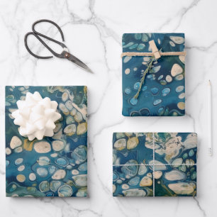 Underwater Abstract Fantasy Wrapping Paper Sheet