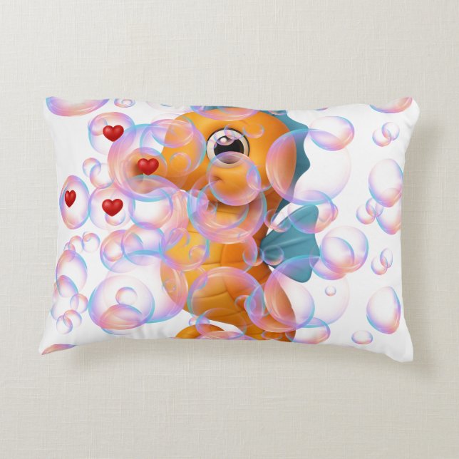 Underwater Adventure with Friends Decorative Cushion (Back)