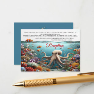 Underwater Art of Fish & Coral in Acrylic Enclosure Card
