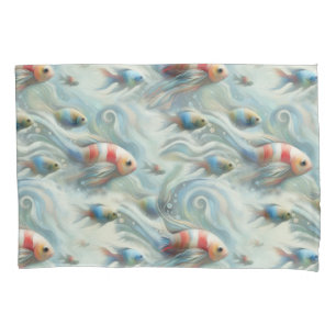  Underwater Art of Fish & Coral in Acrylic paints Pillowcase