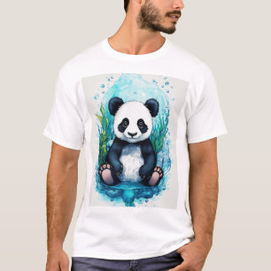 Underwater Baby Panda Tattoo - Adorable and Artist T-Shirt