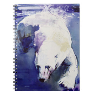 Underwater Bear 1999 Spiral Notebook