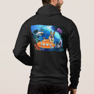 Underwater Belgian Malinois Hoodie