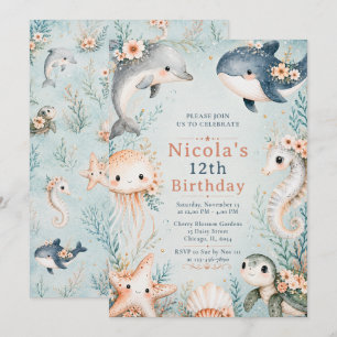 Underwater Birthday Invitation