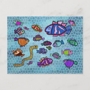 Underwater Blue Heaven Postcards