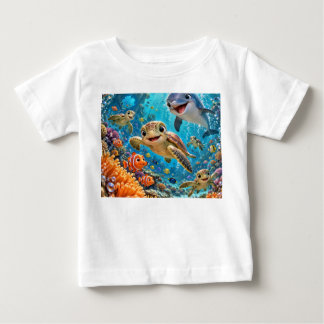 Underwater Cartoon Reef T-Shirt