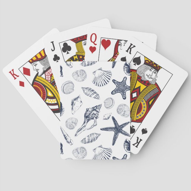 Underwater creatures playing cards (Back)