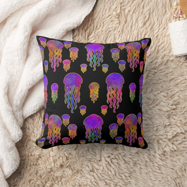 Underwater Dancing Rainbows Jet Cushion (Blanket)