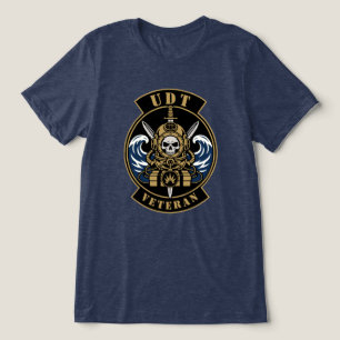 Underwater Demolition Veteran Combat Diver Tri-Blend Shirt