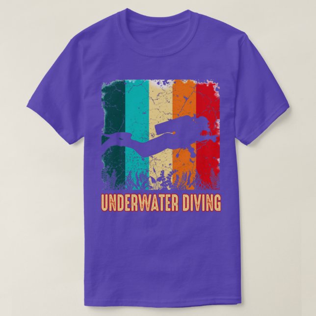 Underwater Diving T-Shirt (Design Front)