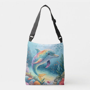 Underwater Dolphin Crossbody Bag