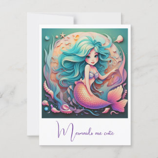 " UNDERWATER ENCHANTRESS " POSTCARD