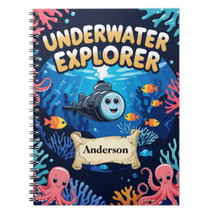Underwater Explorer – Personalised Ocean Adventure Notebook