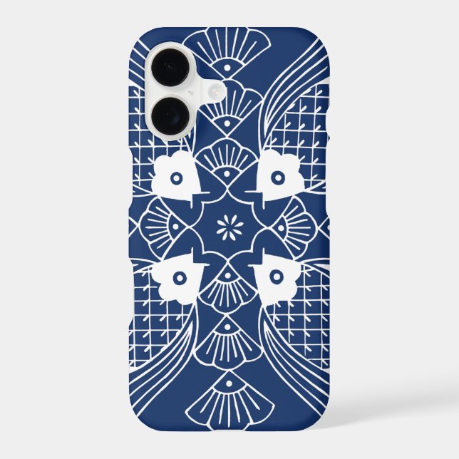 Underwater Fish Design with Blue Background (Back)