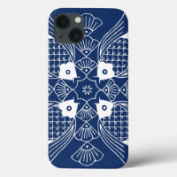 Underwater Fish Design with Blue Background