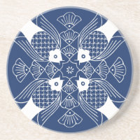 Underwater Fish Design with Blue Background
