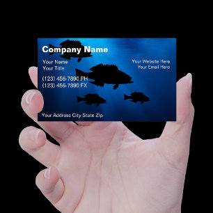 Underwater Fishing Business Cards
