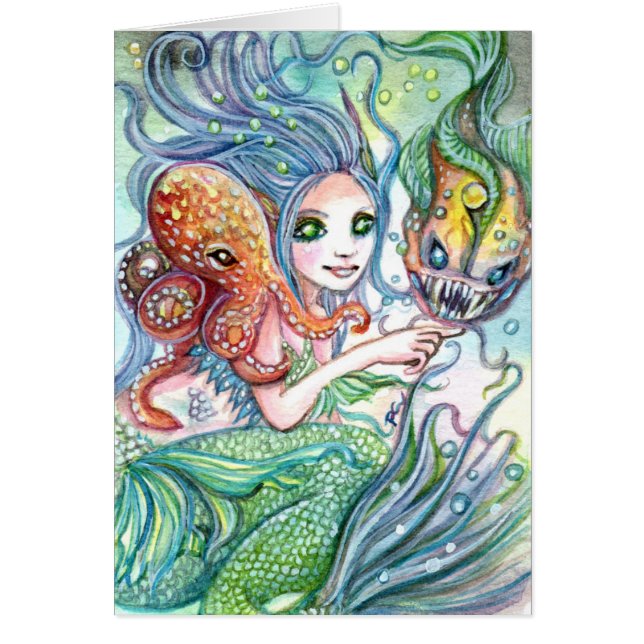 Underwater Friends - Mermaid Art (Front)