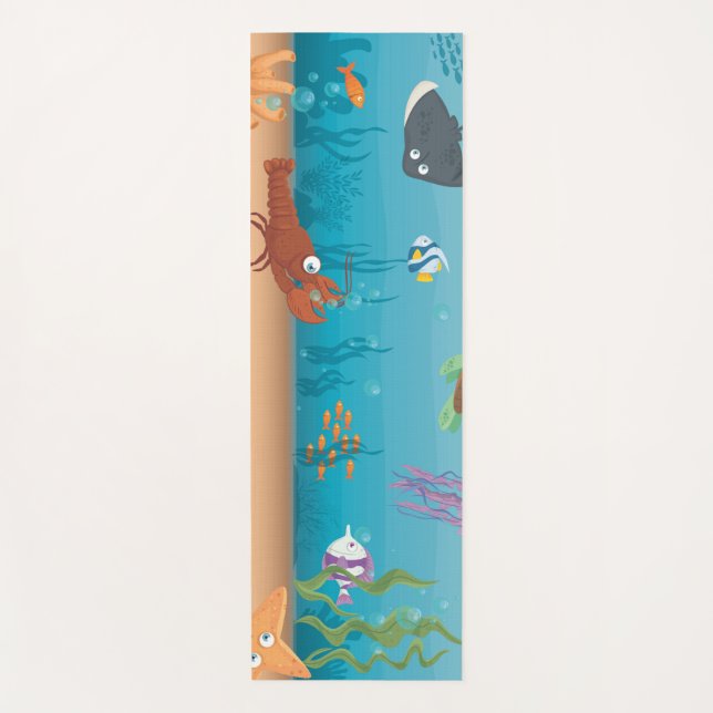 Underwater Fun Yoga Mat (Front)