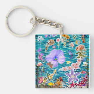 Underwater Garden Key Ring