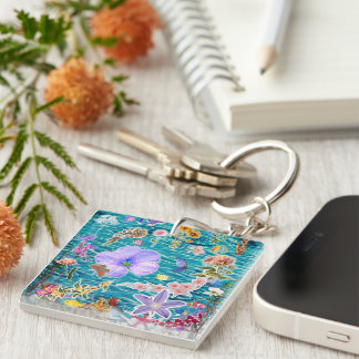 Underwater Garden Key Ring