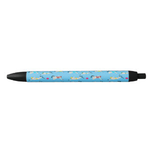 Underwater Hockey Black Ink Pen