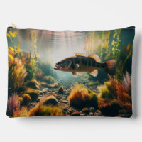Underwater large mouth bass