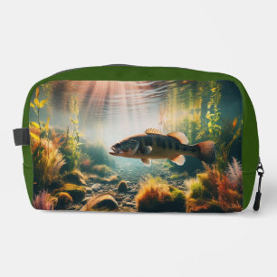 Underwater large mouth bass dopp kit
