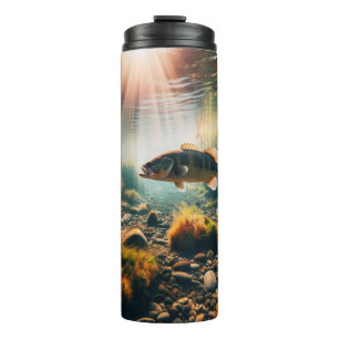 Underwater large mouth bass thermal tumbler