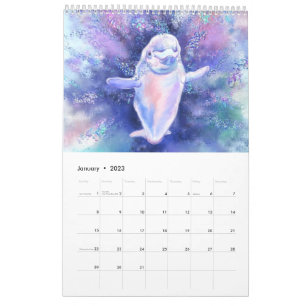 Underwater Life Calendar Wonderful World Painting