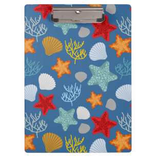 Underwater Life Pattern Clipboard