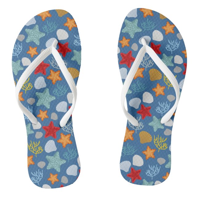Underwater Life Pattern Jandals (Footbed)