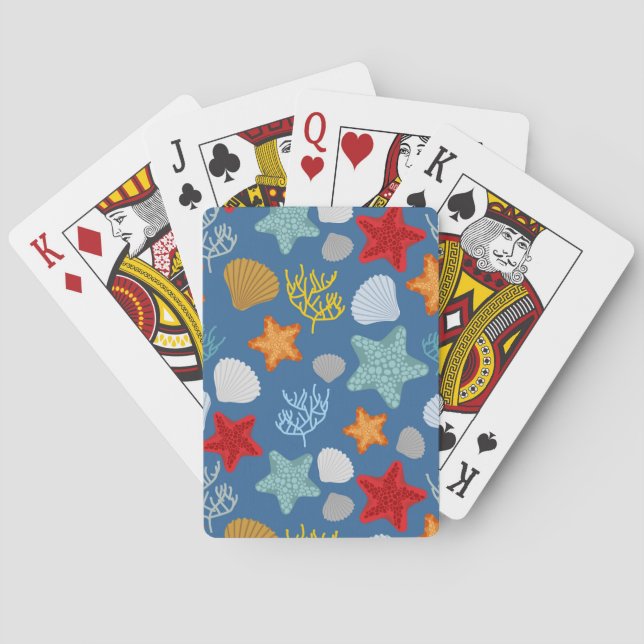 Underwater Life Pattern Playing Cards (Back)