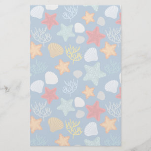 Underwater Life Pattern Stationery
