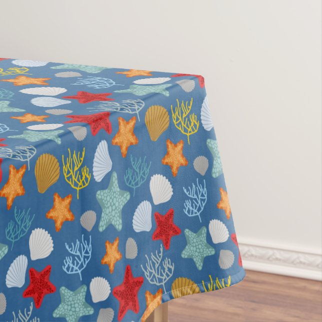 Underwater Life Pattern Tablecloth (In Situ)