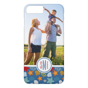 Underwater Life Pattern Your Photo & Monogram Case-Mate iPhone Case