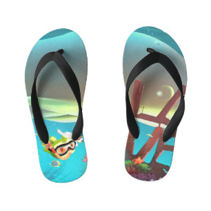 Underwater Love Kid's Jandals