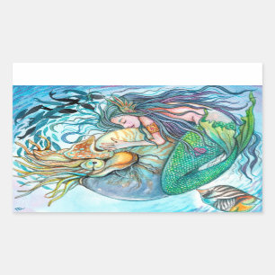 Underwater Love Rectangular Sticker