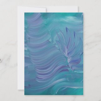 Underwater Magic Unique Colourful Abstract Art Card