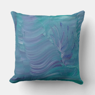Underwater Magic Unique Colourful Abstract Art Cushion