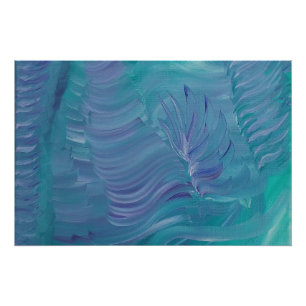Underwater Magic Unique Colourful Abstract Art Poster