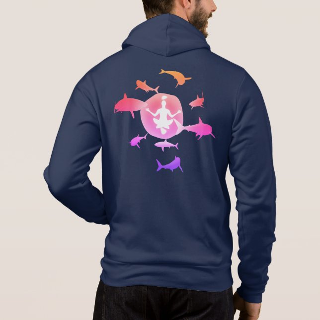 Underwater Meditation Hoodie (Back)