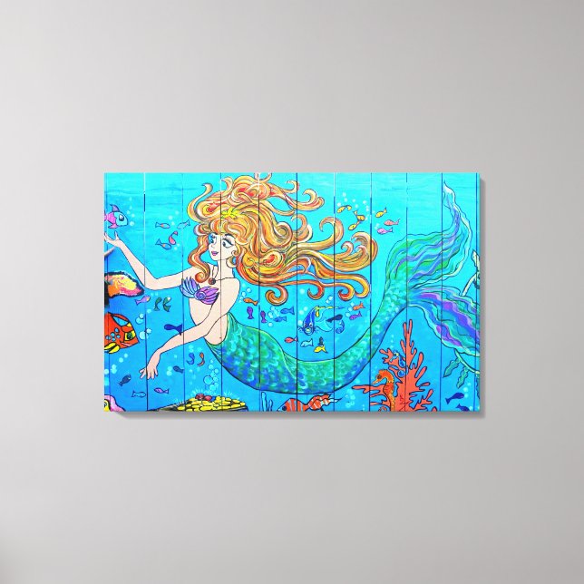 underwater mermaid canvas (Front)