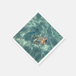 Underwater Mermaid Napkin