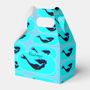 underwater mermaid swimming favour box