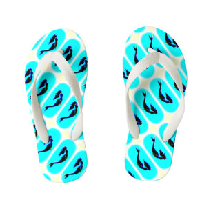 underwater mermaid swimming kid's jandals